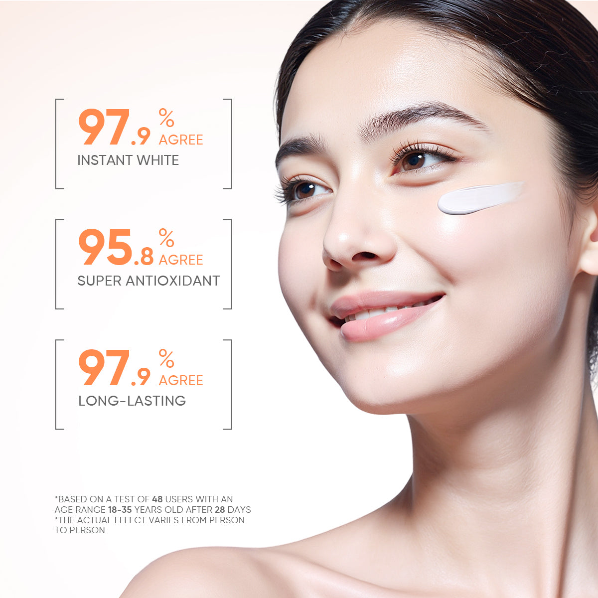 GMEELAN Gluta Whitening Lazy Cream Skincare Lotion Whitening Cream Barrier Repair Facial Moisturize long-lasting makeup