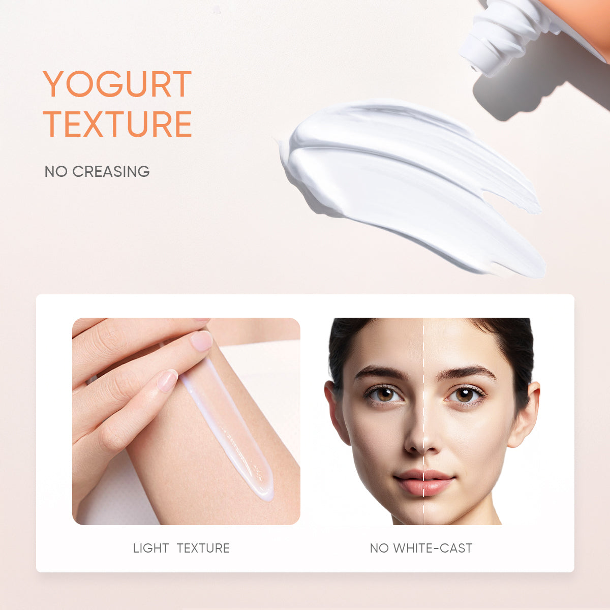 GMEELAN Gluta Whitening Lazy Cream Skincare Lotion Whitening Cream Barrier Repair Facial Moisturize long-lasting makeup