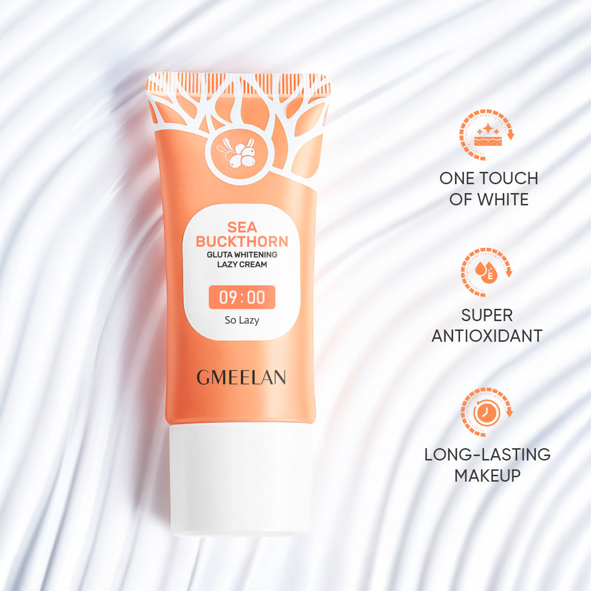 GMEELAN Gluta Whitening Lazy Cream Skincare Lotion Whitening Cream Barrier Repair Facial Moisturize long-lasting makeup