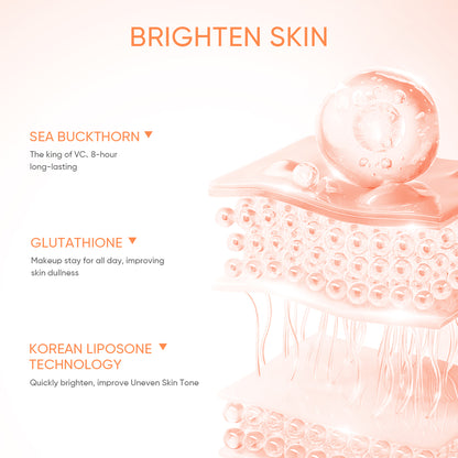 GMEELAN Gluta Whitening Lazy Cream Skincare Lotion Whitening Cream Barrier Repair Facial Moisturize long-lasting makeup